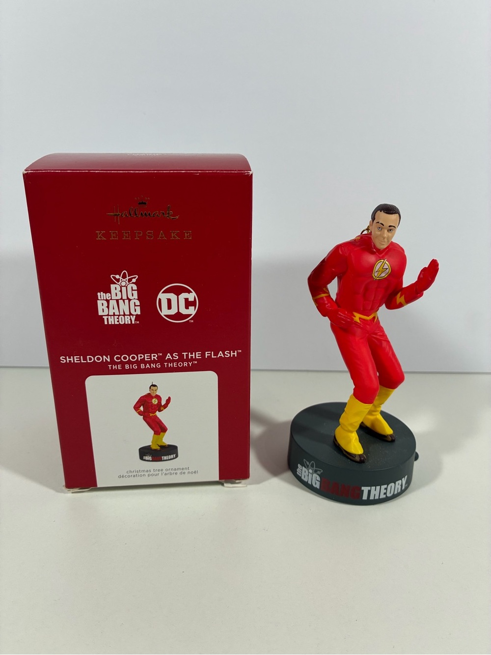 2021 Hallmark Keepsake The Big Bang Theory Sheldon Cooper As THE FLASH - WORKS